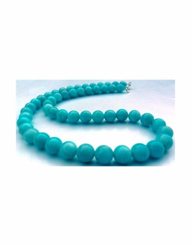 Collier Amazonite Perles rondes 8 mm