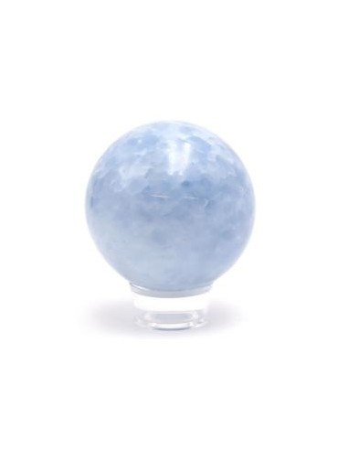 CALCITE BLEUE SPHERE 1290GR 9.5 diam