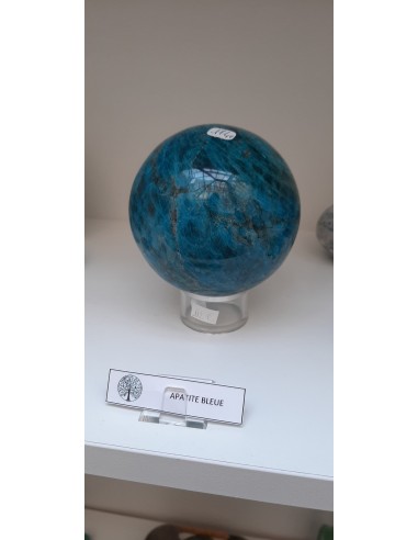 APATITE BLEUE SPHERE 1239 GR